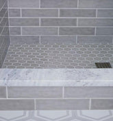 Carrara White Marble Threshold with Honed Finish – 3/4" Thick Stone Saddle for Doorway, Shower Curb & Window Sill